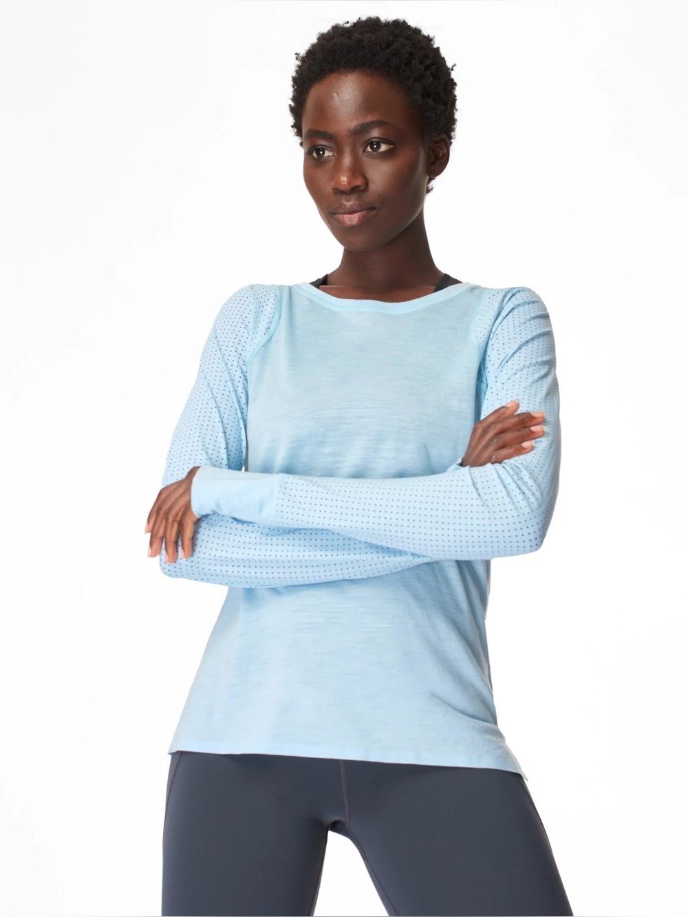 Sweaty Betty Breeze Long Sleeve Running Top- Size M